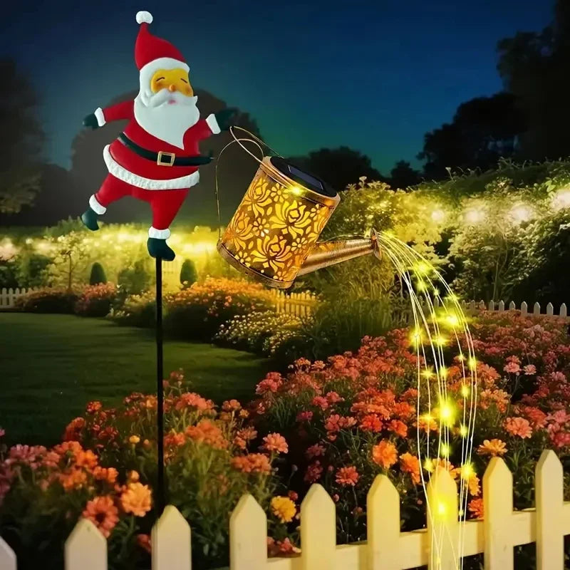 🎄 Solar Santa Kettle Lights (50% OFF)