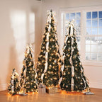 Retractable Christmas Tree (decorated and illuminated) - CYBER MONDAY SALE
