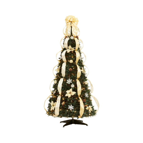 Retractable Christmas Tree (decorated and illuminated) - CYBER MONDAY SALE